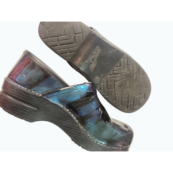 DANSKO professional Petrol Patent Clogs Green 38 US 7.5 8 - Picture 5 of 8